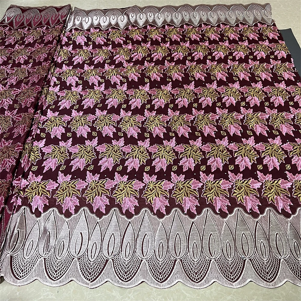 

African Tulle Lace Fabric, Nigerian Party Gown, Organza Embroidery, Guipure Party Dress, Brocade, High Quality, Fashion, 5Yard