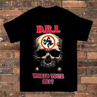D.R.I. T-Shirt Dirty Rotten Imbeciles 2017 Black Shirt Men Women Fashion Street Sports Short Sleeve  Cotton Street Hip Hop Top