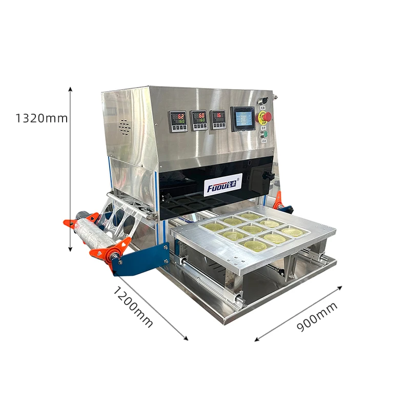 Heat Wrapping Machinery Pneumatic Sealing Machine  Aroma Essential Automatic MAP Tray Packing Machine for Scented Candles