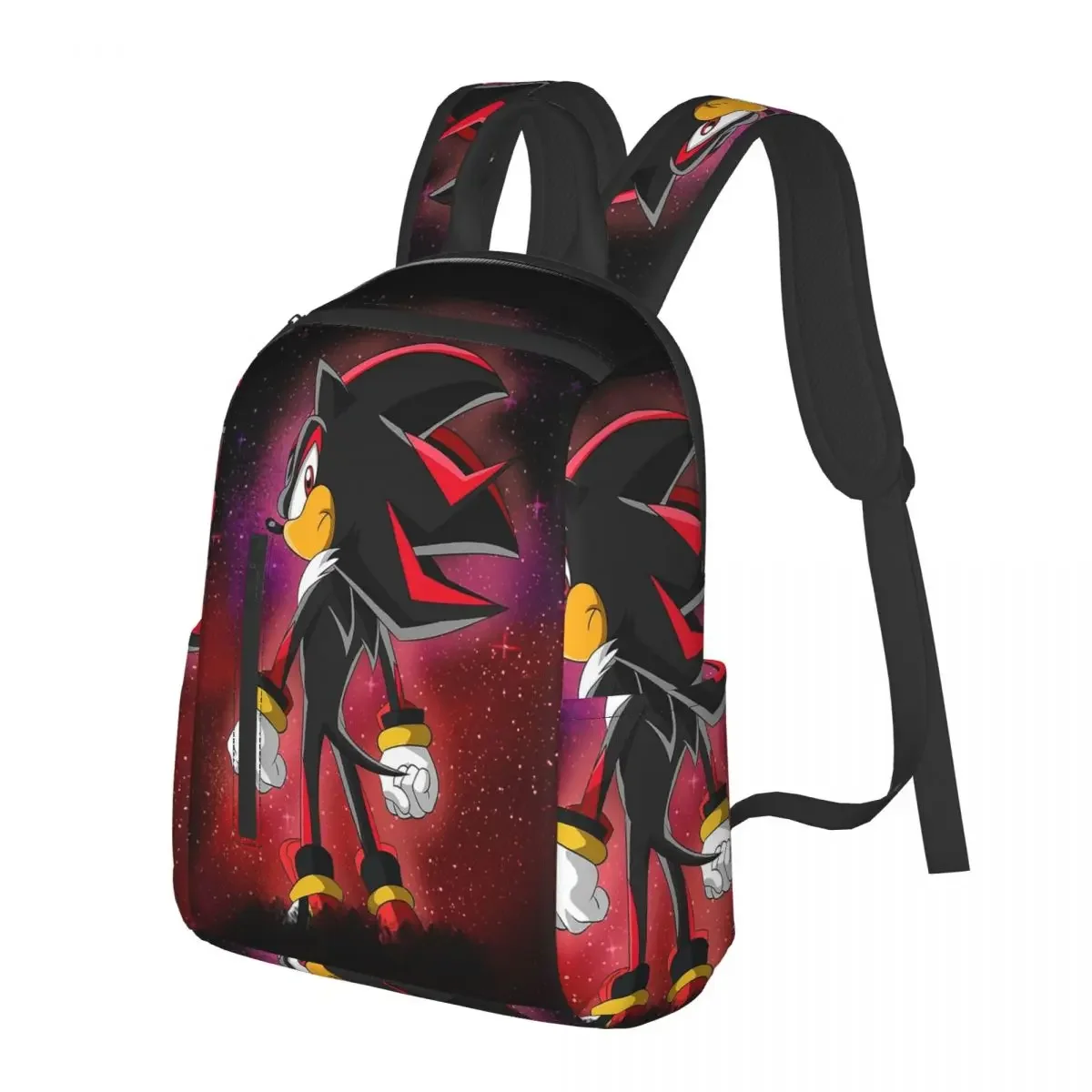 

Shadow The Hedgehog 1 Student Backpack School Bag Hiking Travel Daypack for Boys Girls Fashion Bookbag Shoulder Bags
