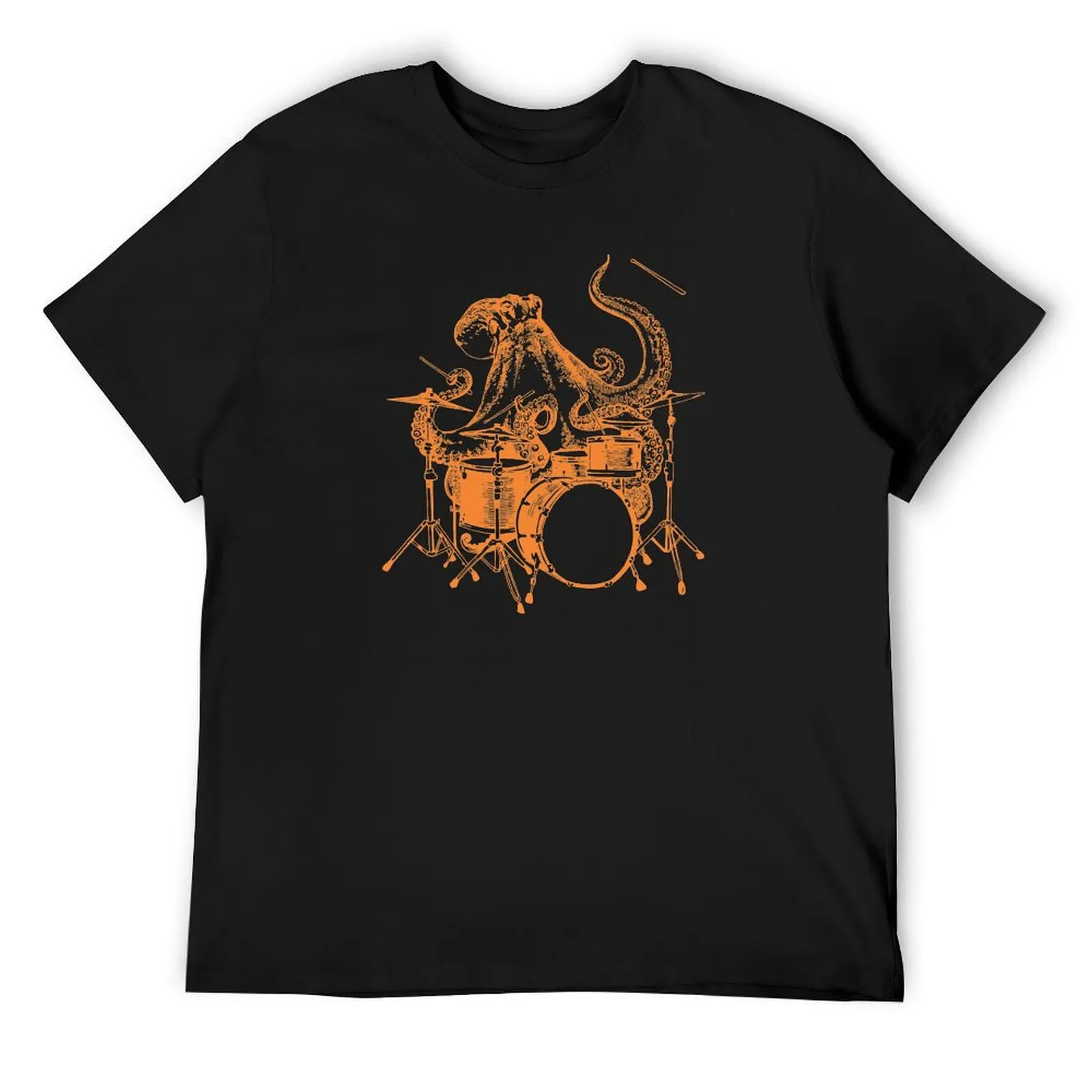 SEEMBO Octopus Playing Drums Drummer Drumming Band T-Shirt customs design your own oversized t shirt mens clothes