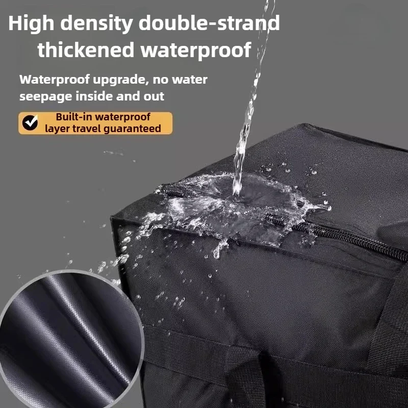 Extra Large Travel Duffle Bags Foldable Oxford Moving Tote Airline Checked Luggage Waterproof Storage Water Resistant Heavy Duty - Image 3