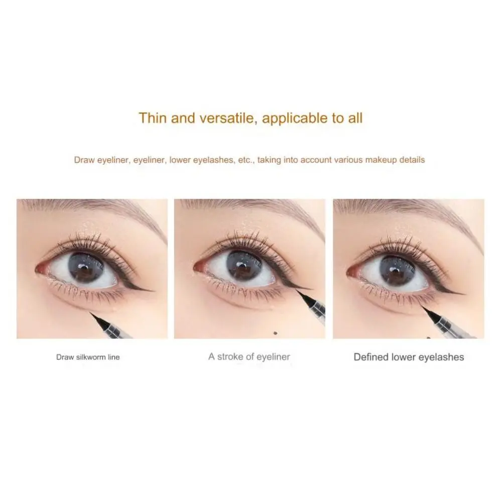 Matita per eyeliner liscia di bellezza Occhi impermeabili Gel per trucco Penna per eyeliner Cosmetici a lunga durata Matita per ombretti da donna