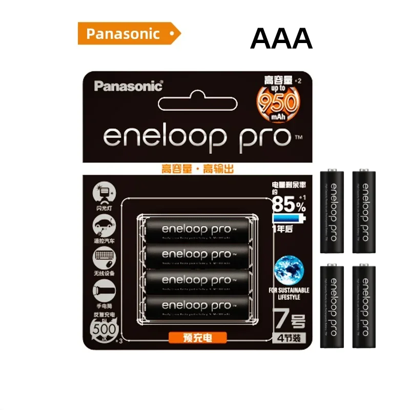 

4-20PCS Panasonic Original Eneloop Pro 950mAh AAA battery For Flashlight Toy Camera high capacity Rechargeable Batteries