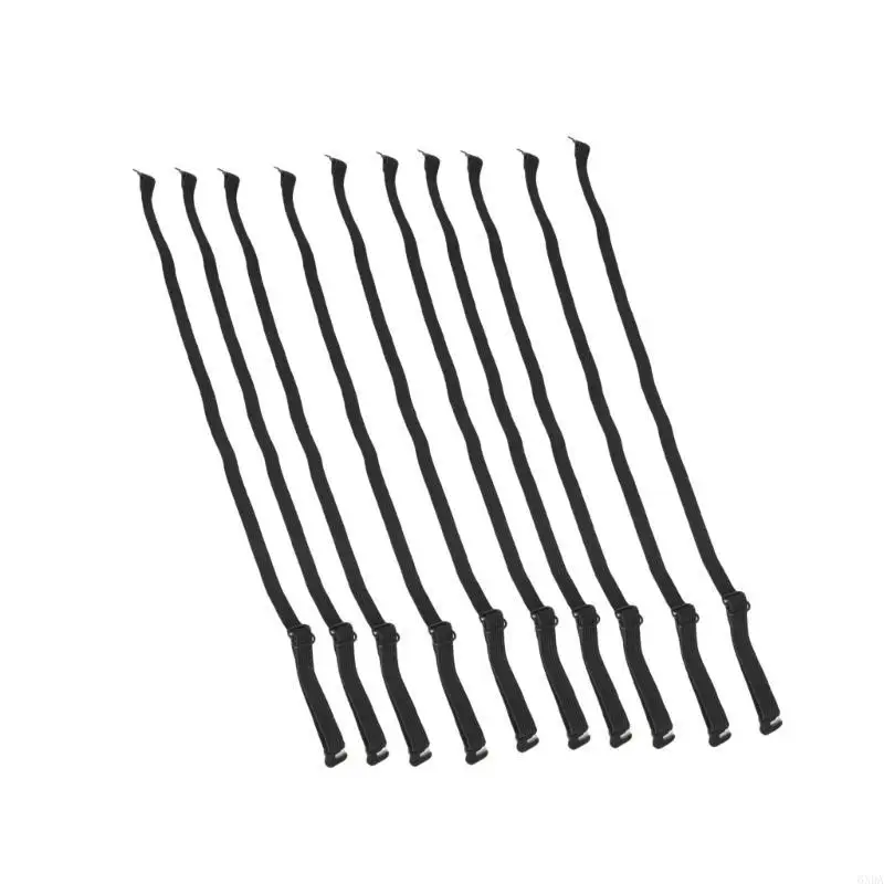 Fashionable Elastic Belts with Clips for DIY BowTie Accessories For Men Women 6XDA