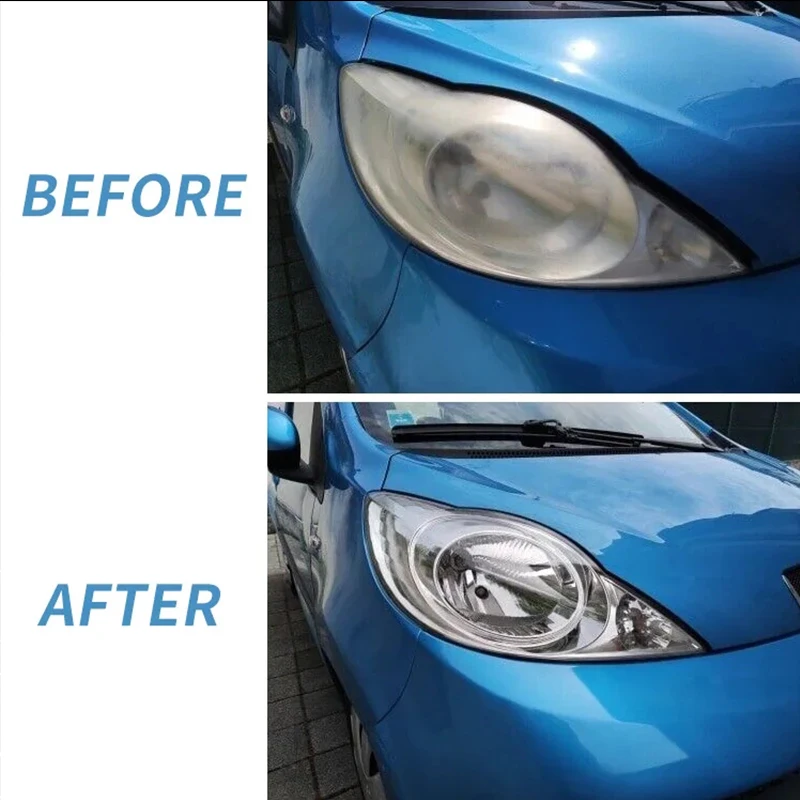 Car Headlight Polishing Liquid Polymer Car Headlamp Renovation Restoration Cleaning Agent 800ML/200ML Auto Repair Accessories