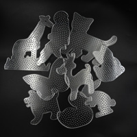 5mm Hama Beads Toy DIY Beads Tool Educational Tangram Jigsaw Puzzle Pegboard Template Kids Игрушки Для Детей