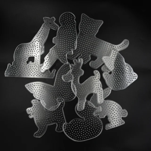 5mm Hama Beads Toy DIY Beads Tool Educational Tangram Jigsaw Puzzle Pegboard Template Kids Игрушки Для Детей
