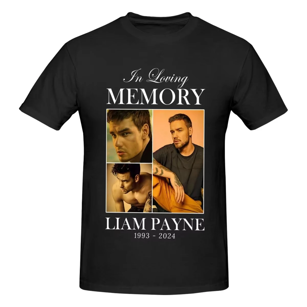 Liam Payne 1993-2024 RIP T Shirts Graphic Y2K Men's Women Clothing Streetwear Oversized Casual Tees Tops Vintage Nostalgic Retro