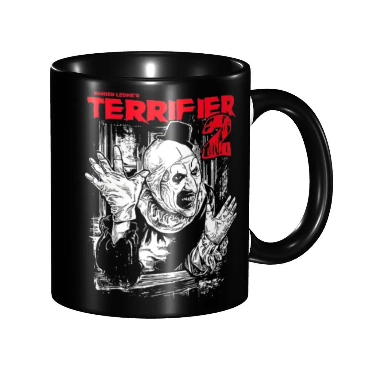 DIY Terrifier Movie Poster++ Ceramic Mug Customized Coffee Cups Creative Gift