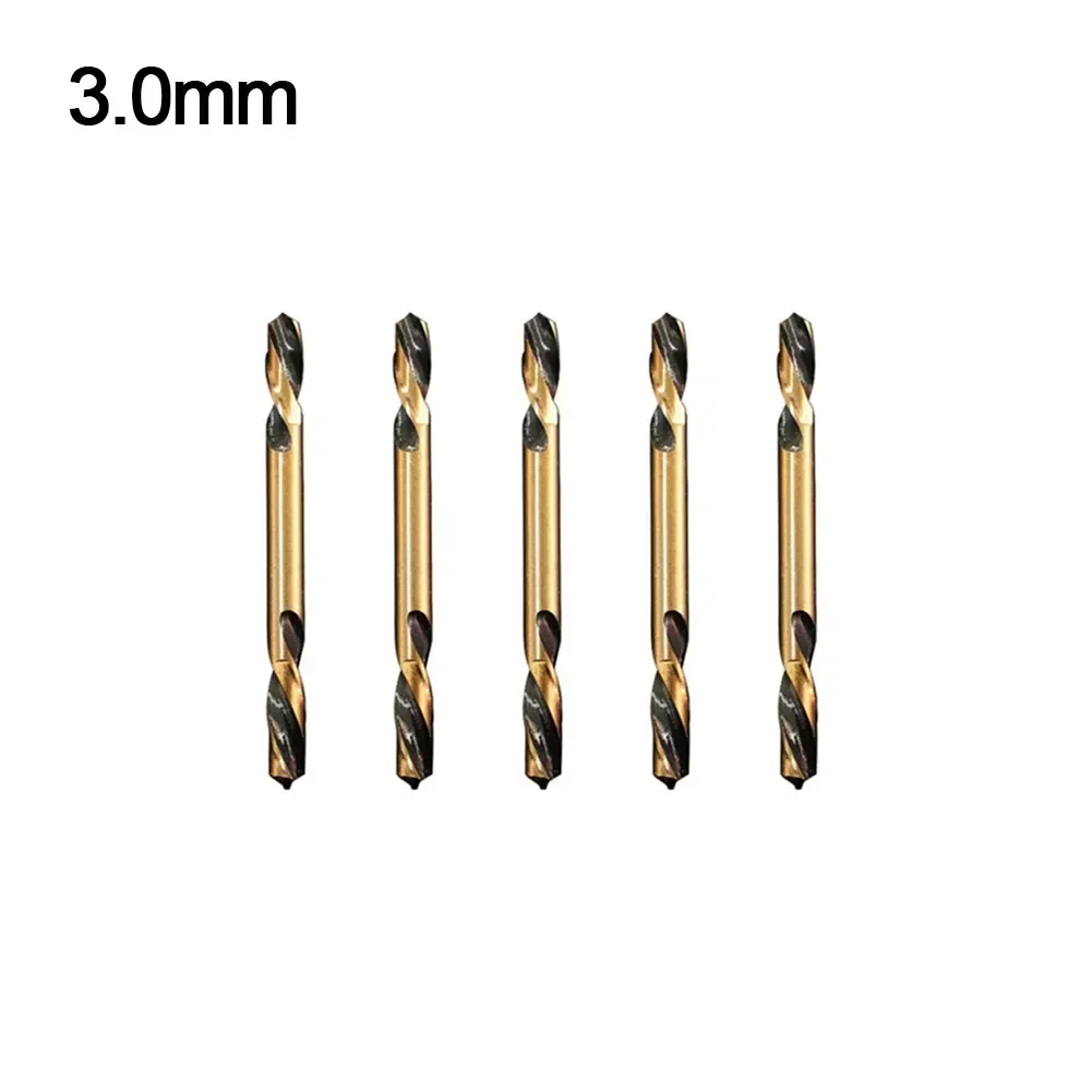 

5pcs Drill Bits Set Double-headed Drill Bits DIY Projects Hand Drill Compatible Multi-material Drilling Various Sizes Available