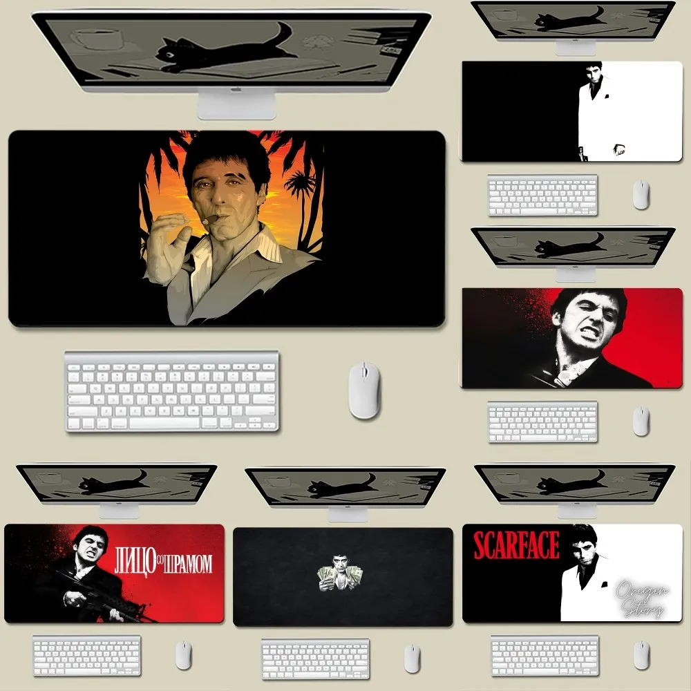 Scarface 1983 Film Mousepad New Arrivals Large Gaming Mousepad L XL XXL Gamer Mouse Pad Size For Keyboards Mat