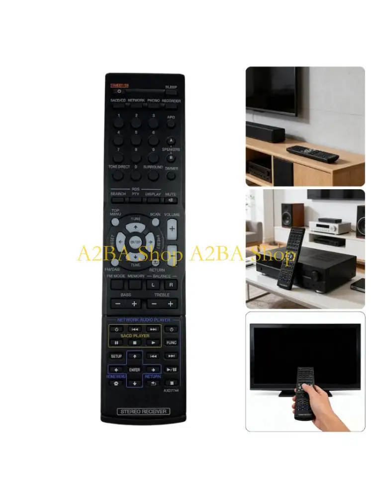 

Пульт дистанционного управления A2BA ABS, устойчивый к падению, удобная ручка для управления AV-ресивером объемного звучания