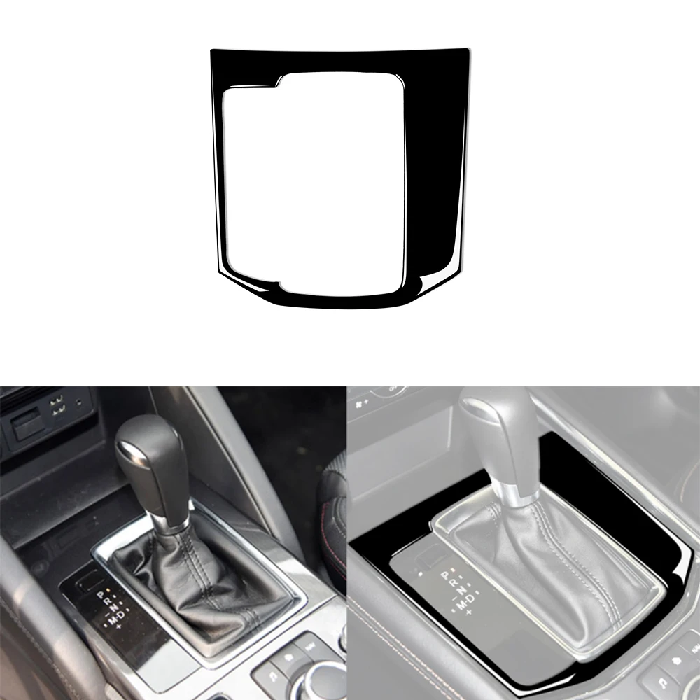 

Piano Black Car Gear Shift Panel Frame Sticker For Mazda CX-5 2017 2018 LHD RHD Interior Accessory