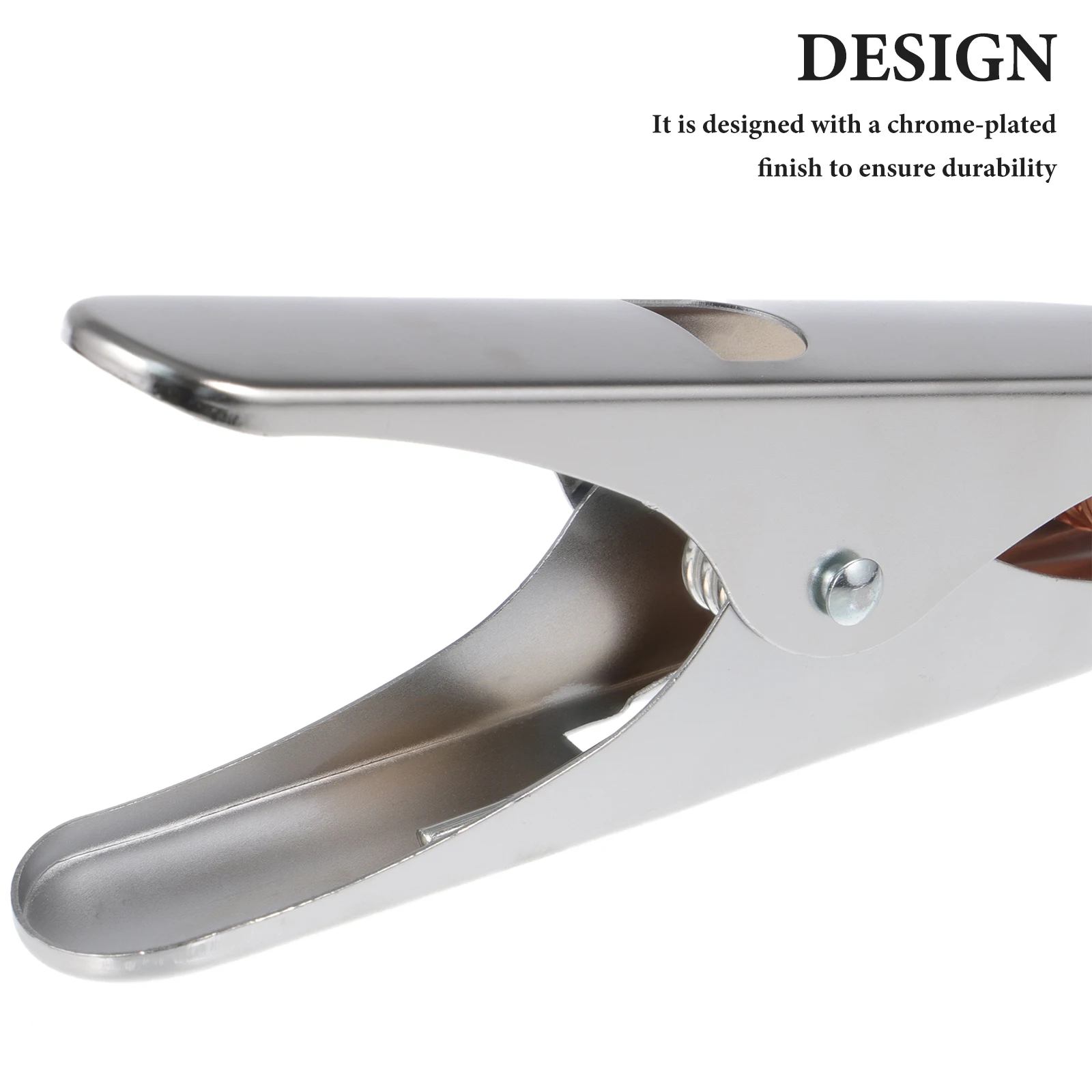 

Ground Clamp Chrome Plated Heavy Duty Rated 800a Reliable Electrical Welding Ground Clip Safe Connection Grounding Clamp