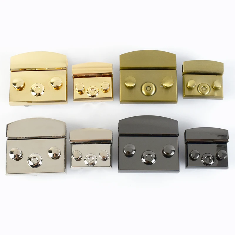2-5Pcs 35/51mm Handbag Clasp Metal Twist Lock Buckles Purses Closure Snap Buckle Wallet Replacement Latch Hardware Accessories