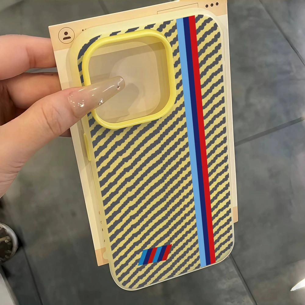 Für iPhone 17 15 16 14 Pro Max Hülle Plus Blau Rot Modische Streifenhülle Für iPhone 13 11 12 ProMax XS XR 8 Plus Sturzsichere Hüllen – Detail 9