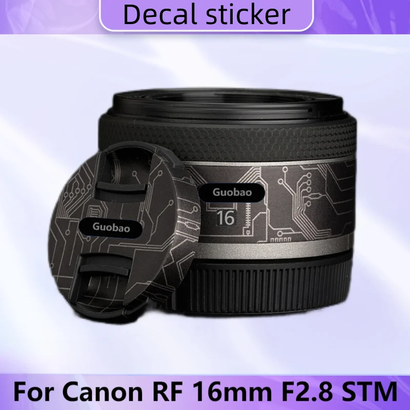 RF16mm/2.8 Camera Lens Body Sticker Coat Wrap Protective Film Decal Skin For Canon RF 16mm F2.8 STM 16 F/2.8 RF16MM RF16 1:2.8