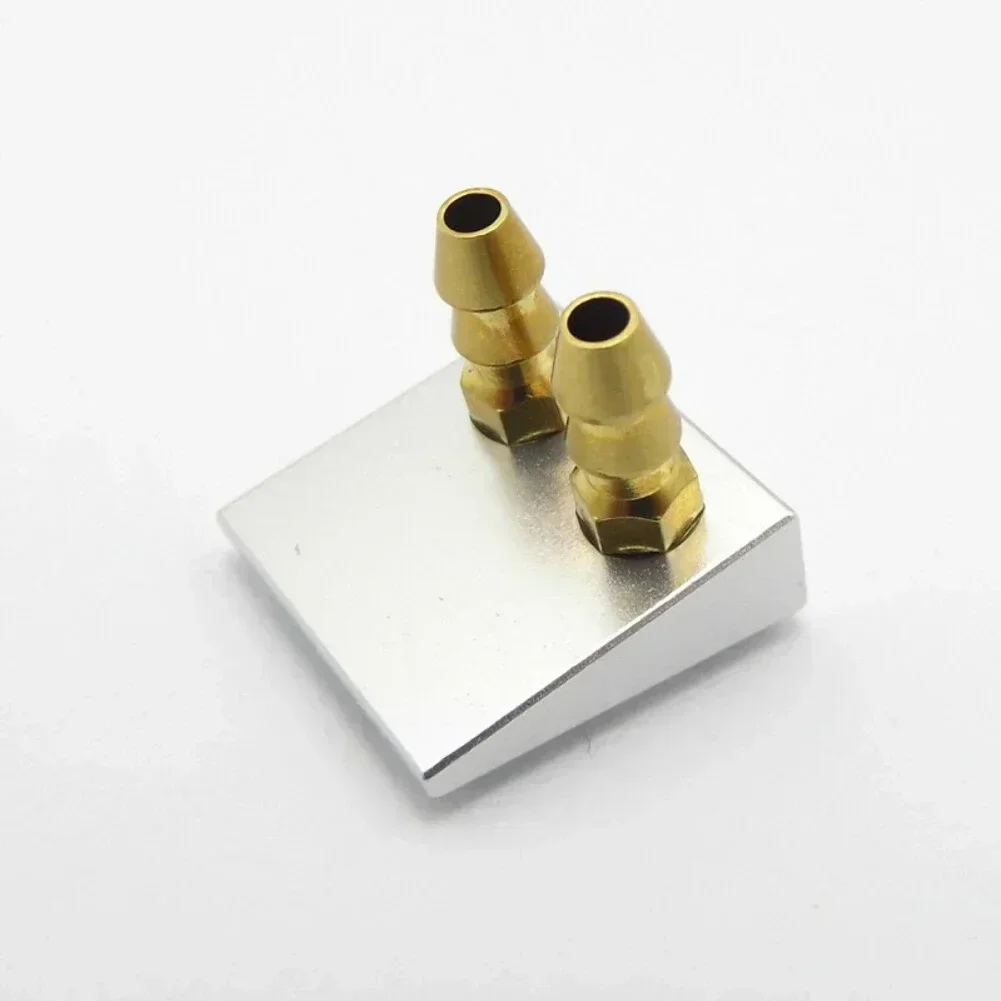 Boquilla de boquilla de boquilla de agua Dual inferior de recogida de entrada de refrigeración por agua para barco RC MONO lancha rápida hidroavión gato accesorios de juguetes marinos