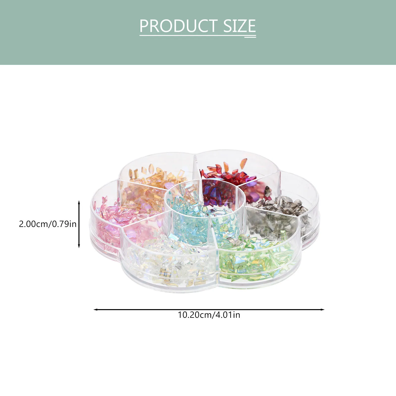 

1 Box Nail Crystal Stones Multi Shapes Shiny Colors Perfect Size Nail Art DIY Decorations Manicure Accessories Supplies