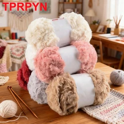 1Pc 100g Super Chunky Fur Yarn for hand knitting fuffly soft warm Crochet line to knit sweater coat Scarf Hat long plush threads