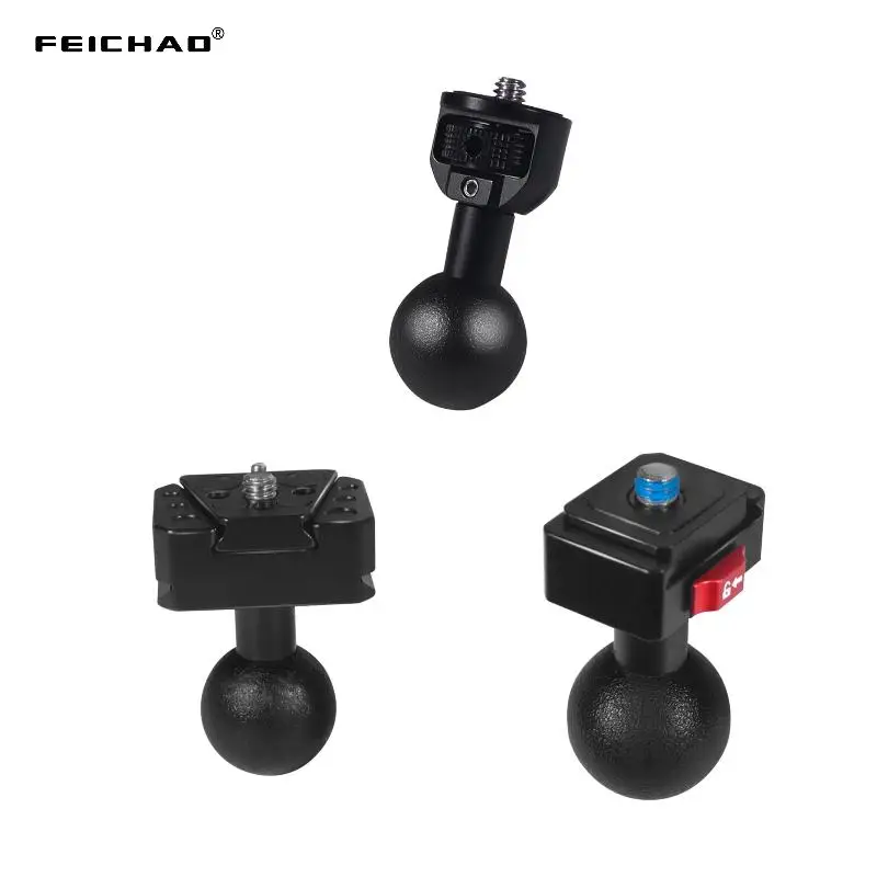 1inch 25mm Ball Head Adapter Quick Release Plate for Gopro 13 for OSMO 360 Action 5pro Cameras Stand Sports Bicycle Tripod Mount