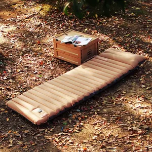 Colchão de ar ultraleve auto-inflável Engrossar Sleeping Pad Splicing Cama inflável Praia Picnic Mat Camping Tent Almofada de ar 10 principais vendas colchonete de camping solteiro - №8