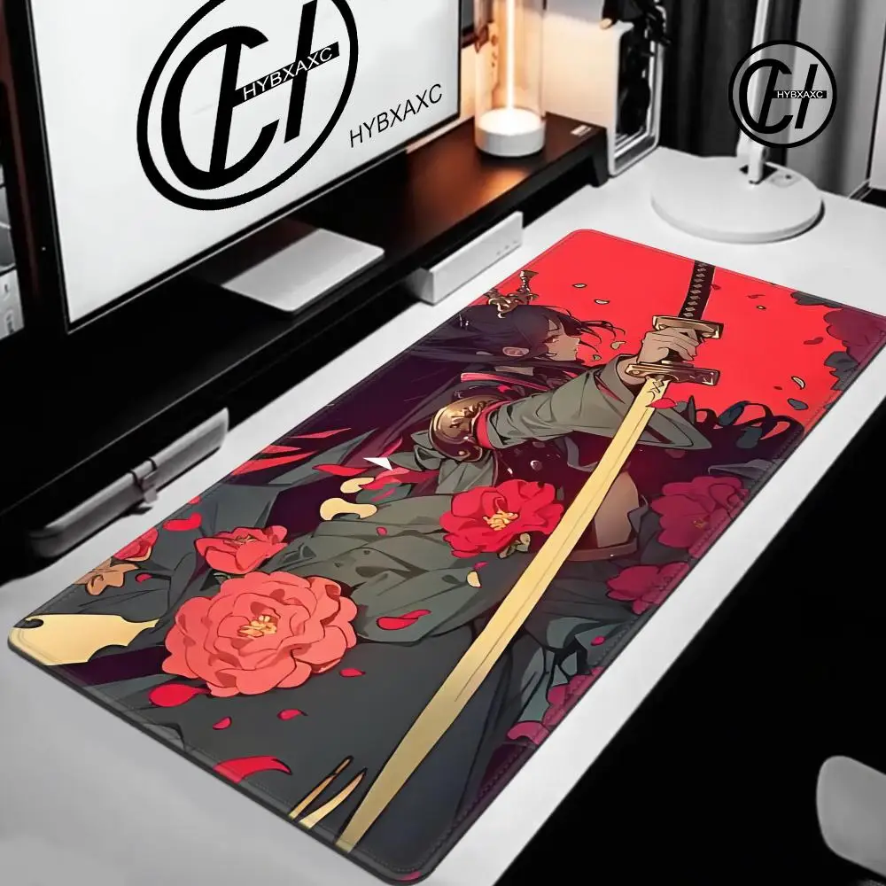 Demon Slayer Mouse Pad Gaming Laptops Keyboard Mat Deskmat Pc Accessories Desk Protector Mousepad Gamer Mats Anime Mause Pads