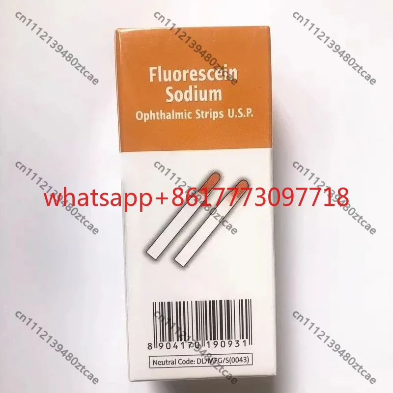Fluorescent Sodium Test Paper 100pcs/Box, Tear Detection Fluorescent Filter Multipurpose Laboratory Office Testing Consumables