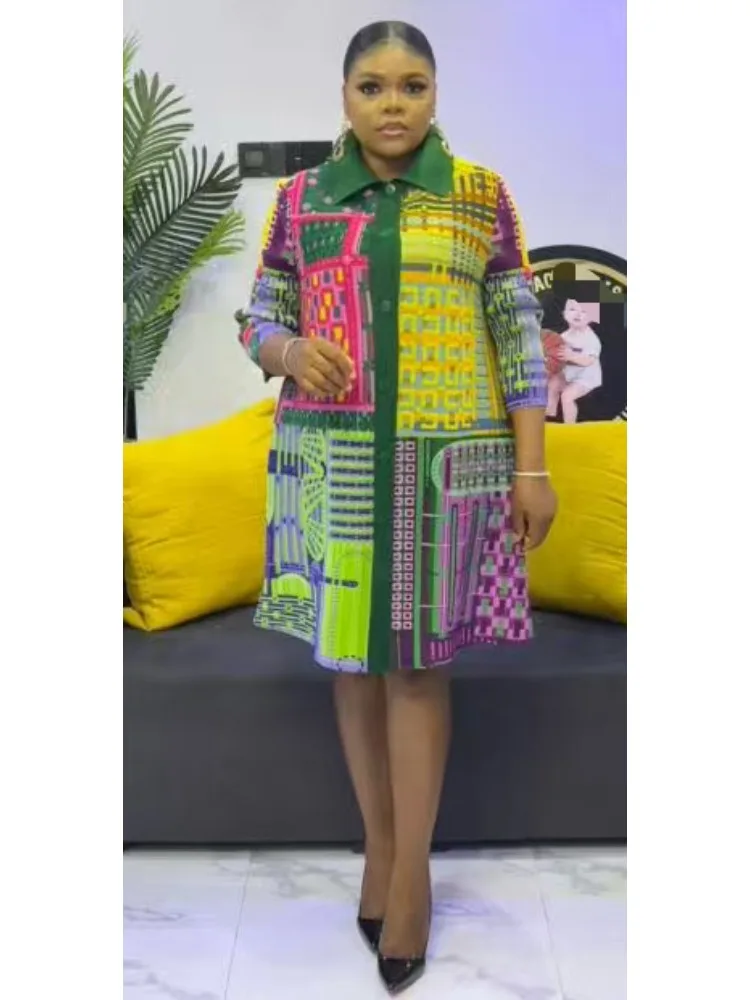 

Осень-зима 2022, новое женское модное облегающее плиссированное повседневное платье Miyake с принтом