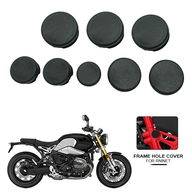 RNineT Frame Hole Cover Caps Plug Decorative Frame Cap Set For BMW R Nine T R NINET 2017-2023 2019 2020 2021 2022 Motorcycle