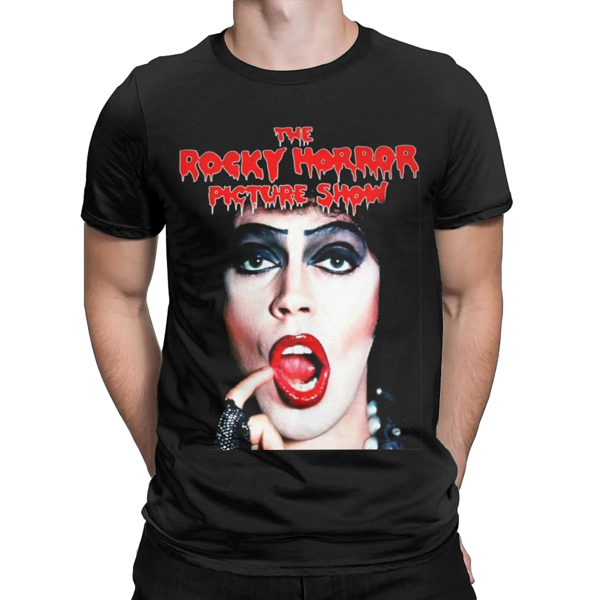 Men Women Printed The rockys horror picture show horror musical movie film  Tee T Shirt Cotton  T-shirts Clothes