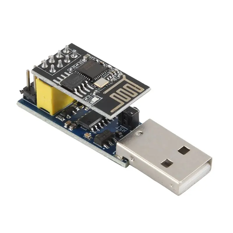 Super Deal -USB To Breakout CH340C ESP-01 ESP-01S Prog Wifi Programmer Downloader Adapter With Reset Auto Download Circu