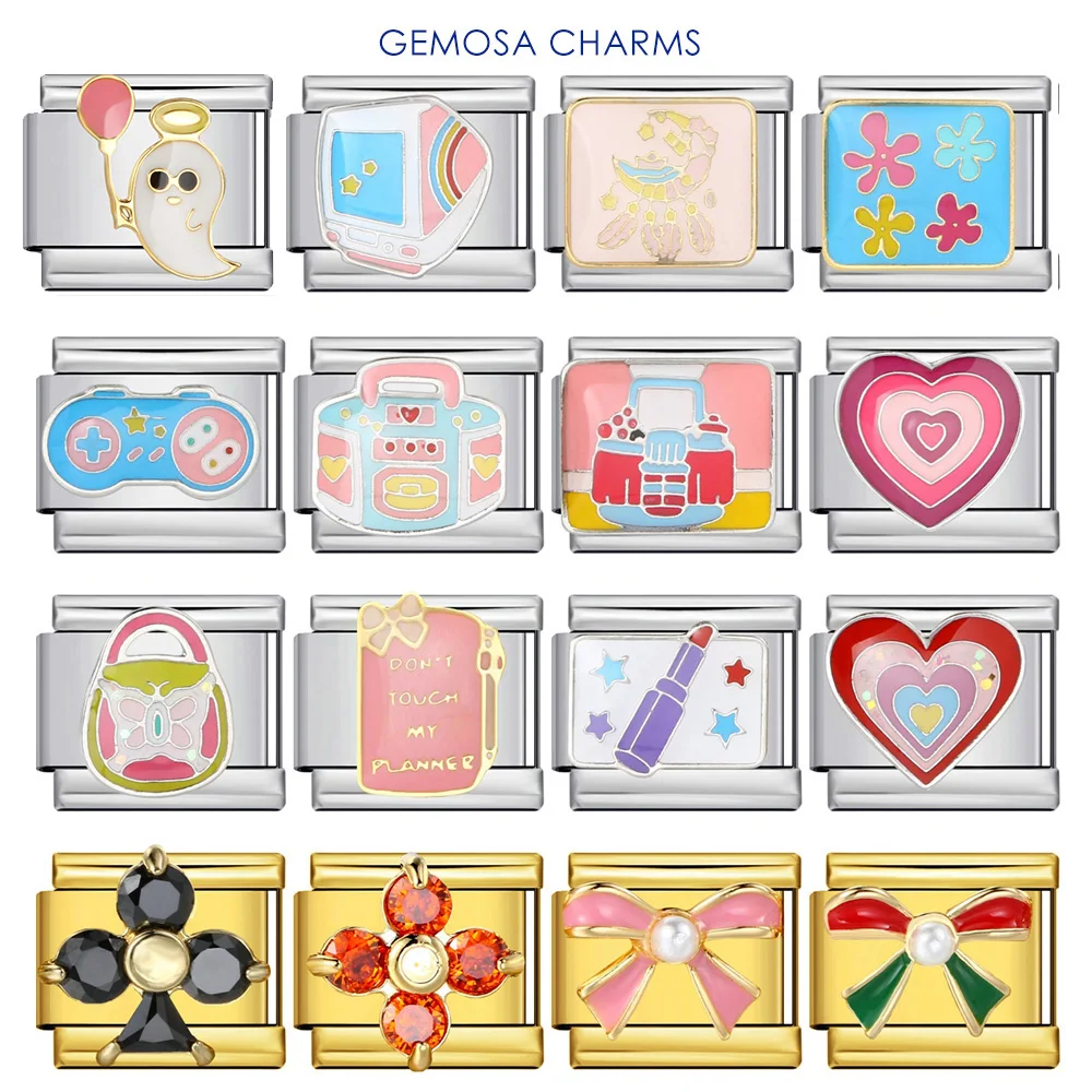 gemosa-красочный-y2k-мультфильм-радио-губная-помада-сердце-итальянский-шарм-link-подходит-9-мм-браслет-из-нержавеющей-стали-diy-Изготовление-ювелирных-изделий-бусины