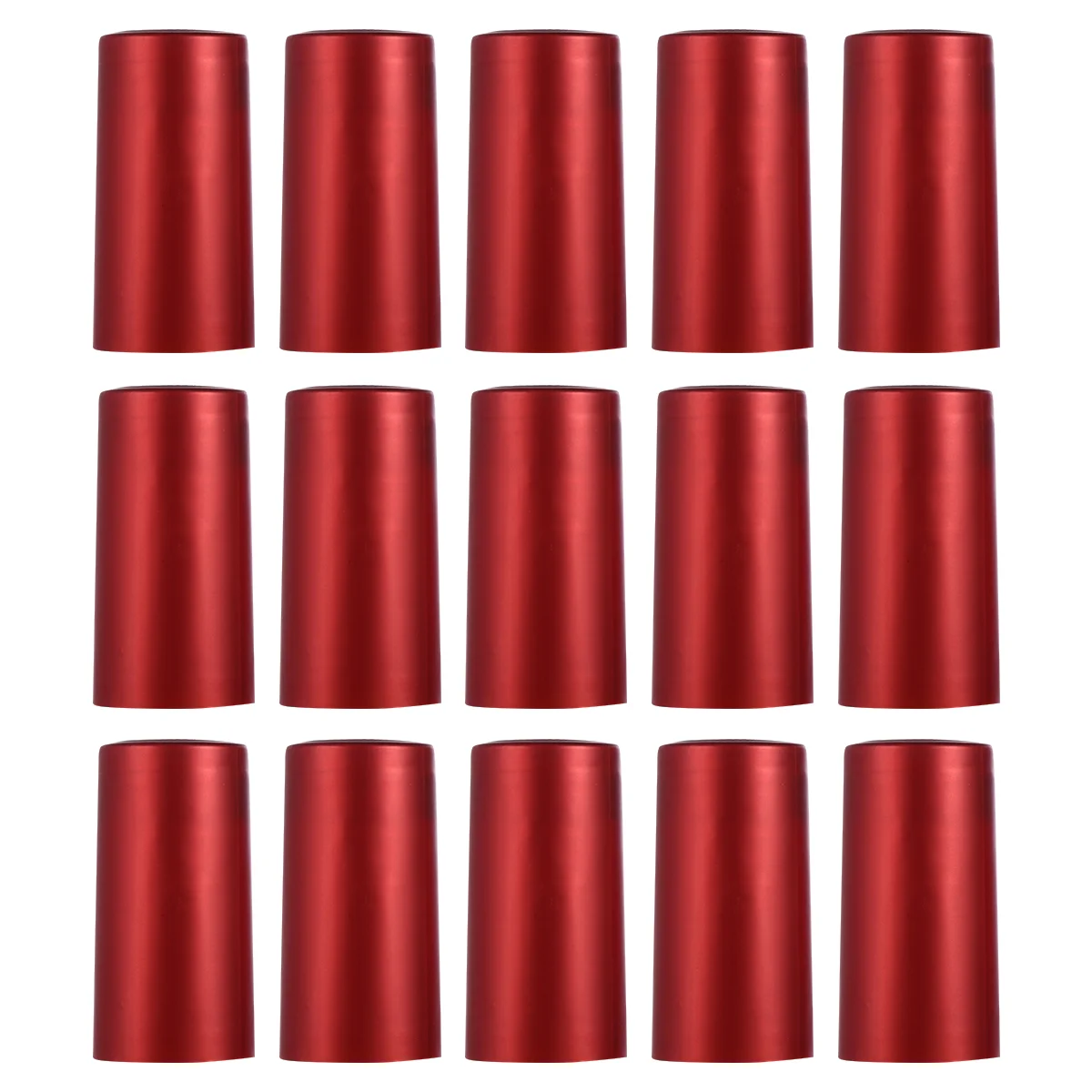 100 Pcs Red Bottle Shrink Film Heat Cap Seal Cover Homebrew Sealing Bottles