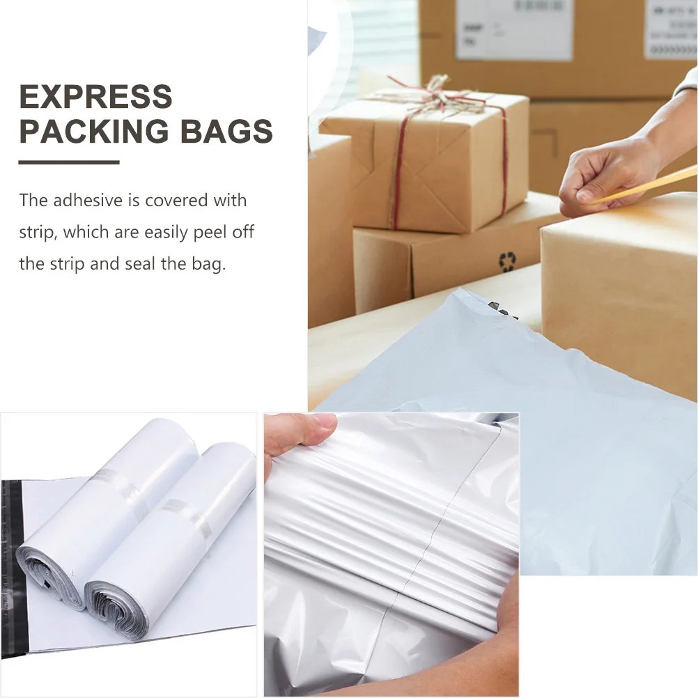 

100 Pcs Large Plastic Shipping Express Packing Mailing Pouches Wrapper Garment Delivery Bags for Clothing Waterproof Shipping