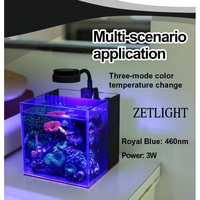 Zetlight LED lamp M1 Pro Full Spectrum Nano Small Aquarium Fish Tank Saltwater Marine Coral Reef LED and planted Light