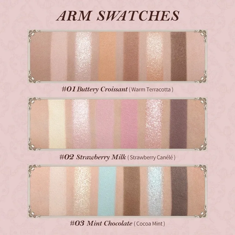 Flower Knows SWEETIE BEAR Highly Pigmented Eye Makeup Palette Eye Shadows Long Lasting Matte Shimmer Finish Cosmetics Gift Kit