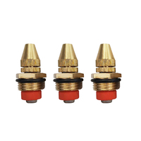 1/2 Inch Brass Spray Adjustable Water Flow Misting Nozzles Garden Irrigation Water Mist Outdoor Cooling Systems Tools