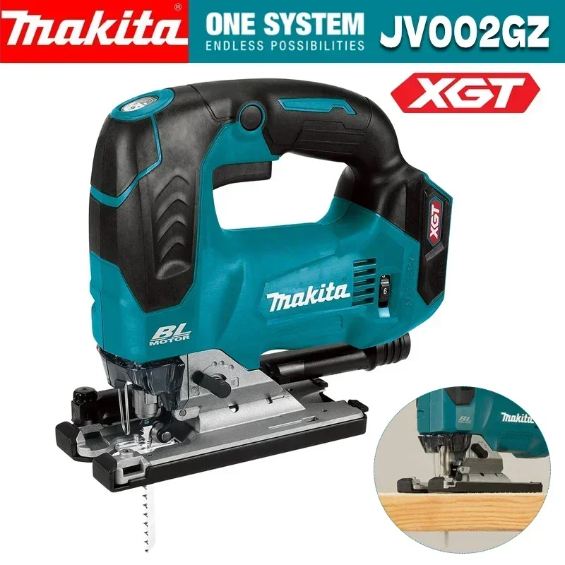 MAKITA JV002GZ Cordless Jig Saw D-Handle Jigsaw Scroll Saw Variable Speed Scroll Jigsaw 40V MAX XGT Brushless Power Tool