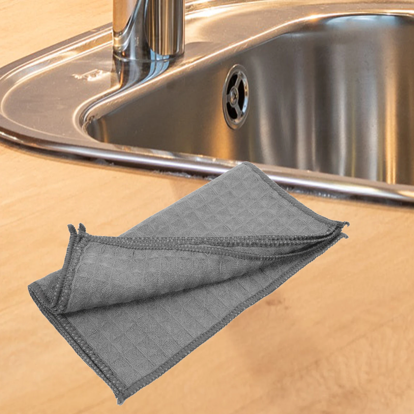 

3Pcs Kitchen Dishcloths Soft Absorbent Lightweight Fast-Drying Waffle Towels Perfect for Dish Washing Cleaning and