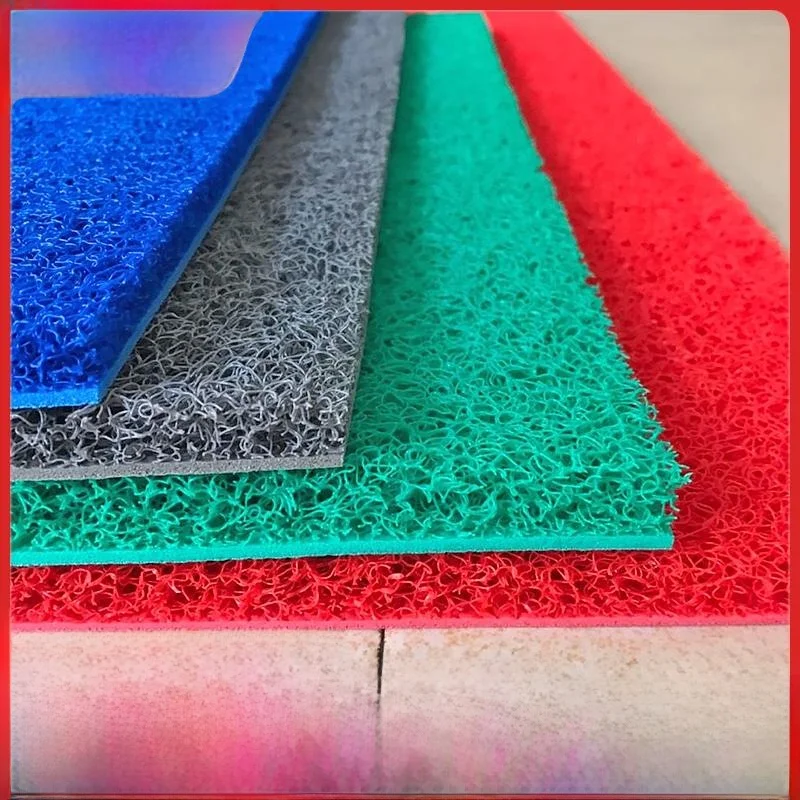 

Thiened PVC Tead Circle Door Mat Home Entrance Mat Red Mat Durable Anti Slip Freeze Resistant Indoor Outdoor Rug