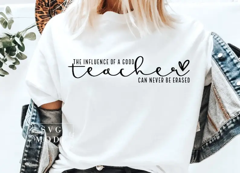 One Loved Teacher T-shirt Appreciation Life Favorite Shirt Short Sleeve Top Tees Streetwear Harajuku goth y2k Drop shipping