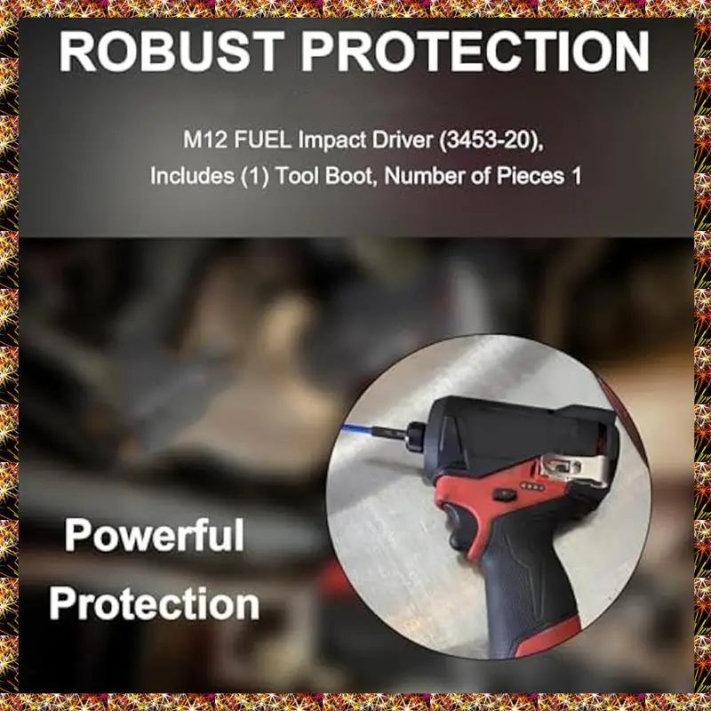 Bota protetora de ferramenta BTCL para driver de impacto de combustível M12 3453-20 para driver de impacto de combustível M12