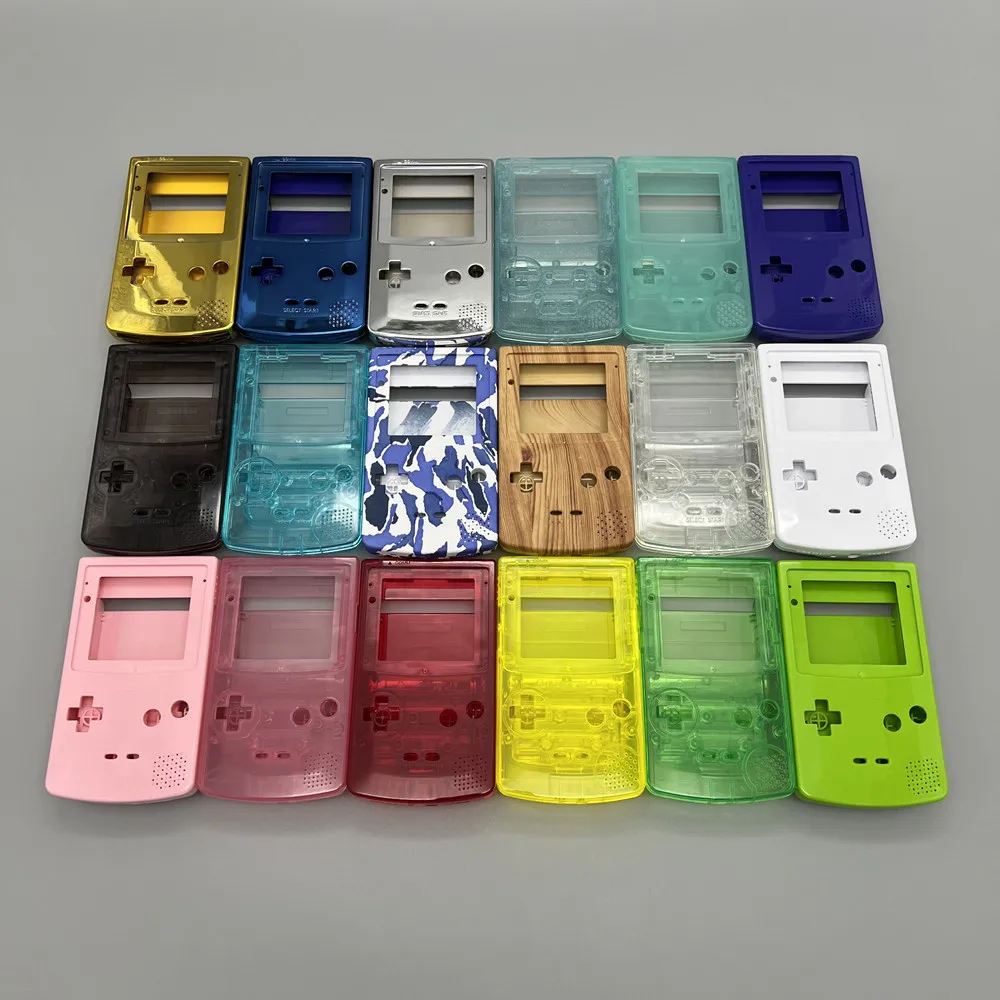 High quality shell kit for Gameboy COLOR GBC. Suitable for GBC 2.6-inch 2.45-inch 2.2-inch LCD