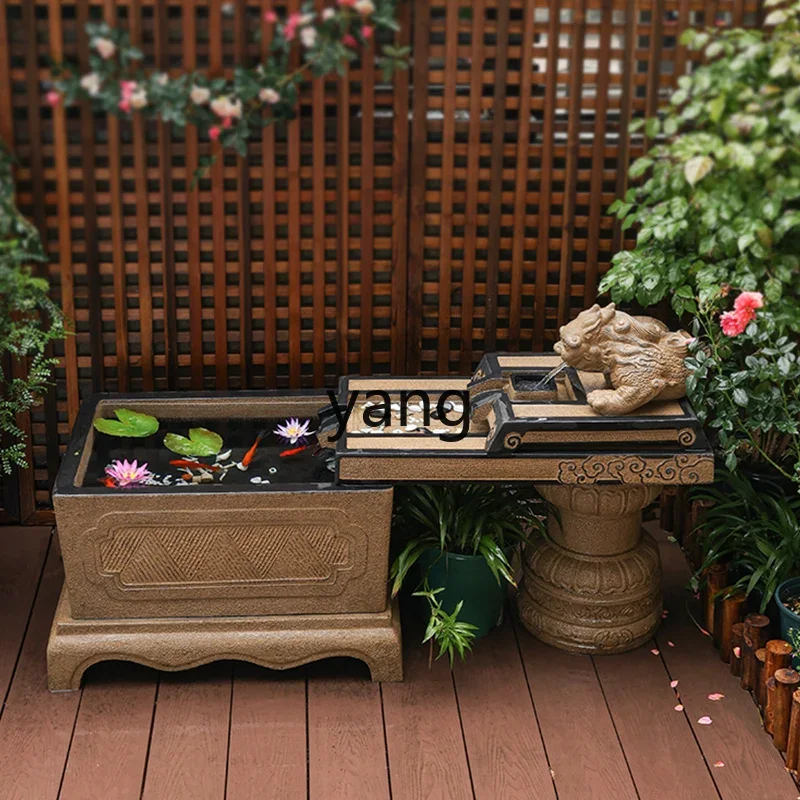 CCL fish pond flowing water ornament circulation balcony fish tank water feature