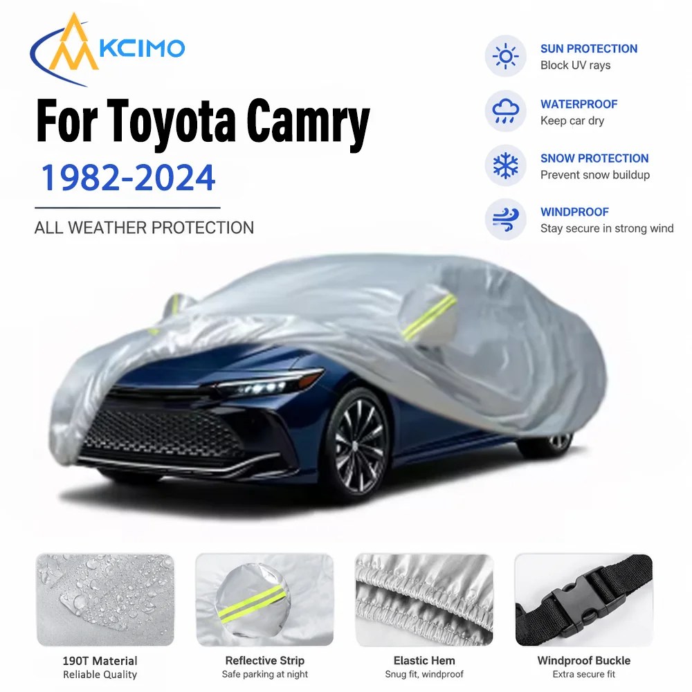Superior Car Cover Outdoor Protection For Toyota Camry 1982-2024 Full Exterior Snow Cover Sunshade Dustproof Protection Cover