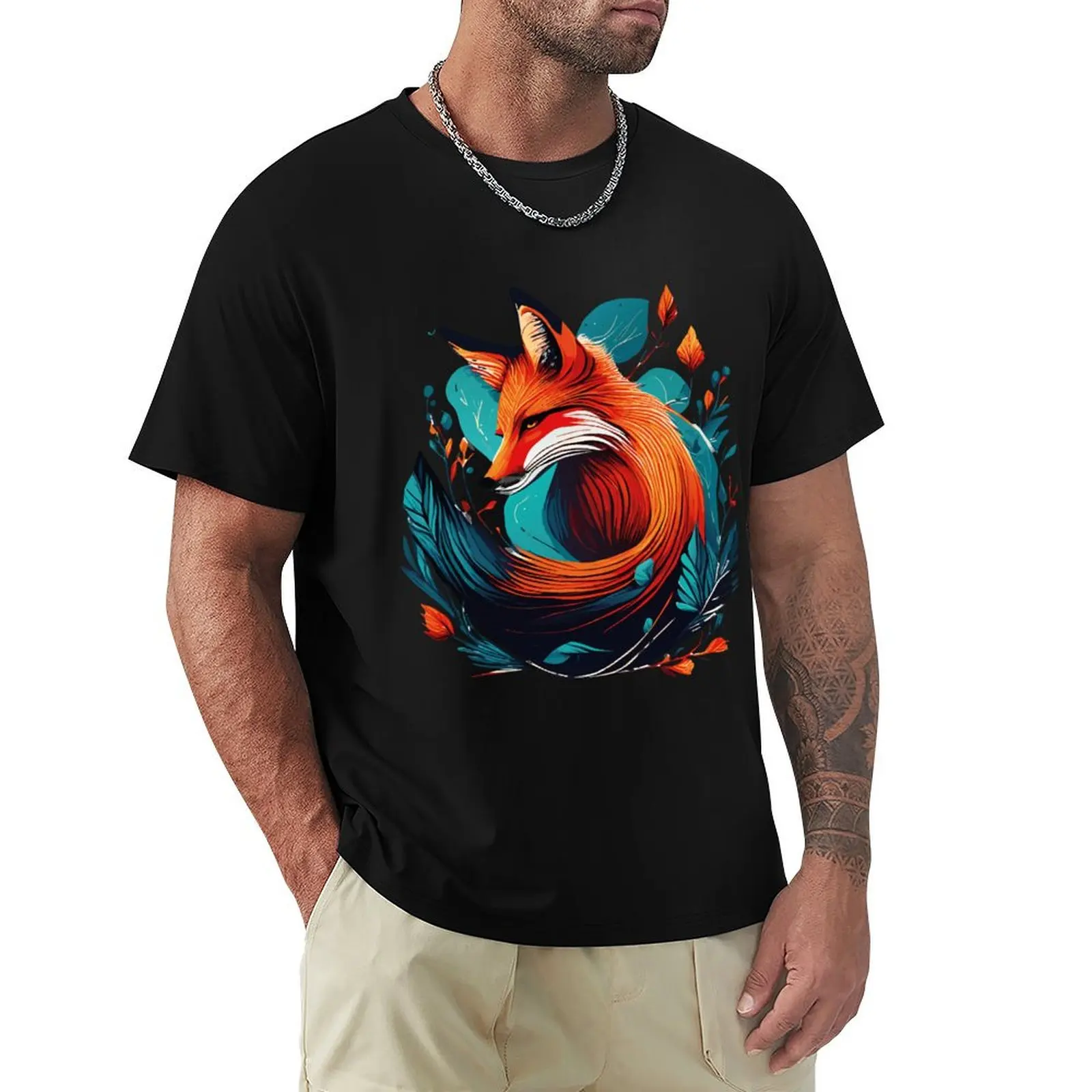

Foxy Elegance: Enchanting Fox Collection T-Shirt graphic t shirts clothes vintage t shirt men