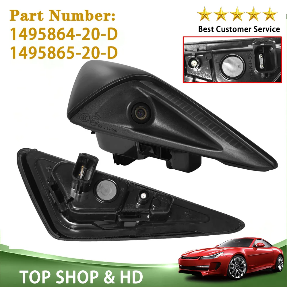 Car Auto Camera 1495864-20-D 1495865-20-D Left Right Side Parking Reverse Camera For Tesla Model 3 2017-2023 Model Y 2020-2025