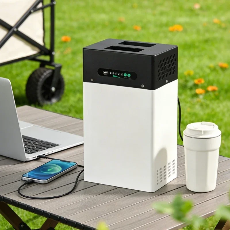 

Portable solar lithium battery with 1 kWh lithium battery, suitable for camping and travel